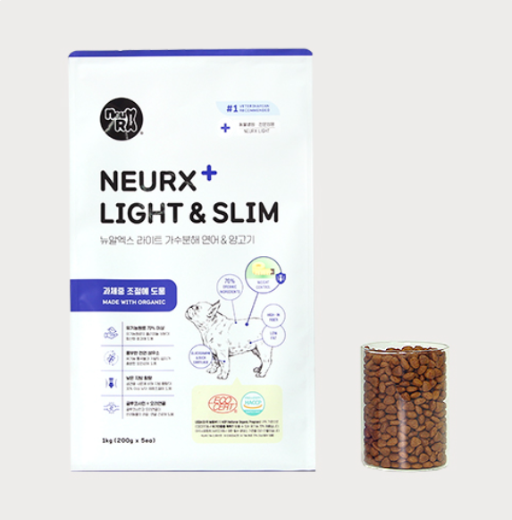 뉴알엑스 유기농 라이트 1kg, 5kg 가수분해 연어 x 양고기