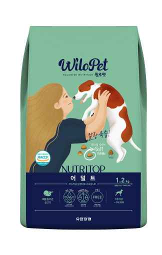 윌로펫 뉴트리탑 어덜트 말랑육즙 소프트사료 1.2kg , 3kg
