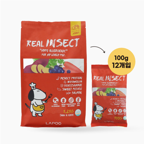 라포그 리얼인섹트 관절 1.2kg