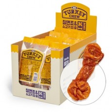 슈퍼츄 터키츄 칠면조와 소고기 힘줄 본M 