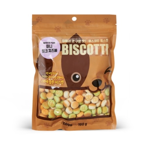 비스코티 밀크&치즈볼 160g  