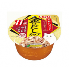 이나바 금빛육수컵 11세이상 참치&가다랑어&닭가슴살 (IMC-142)