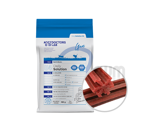 청담닥터스랩 데일리솔루션 덴탈껌 아이&브레인 04 / 180g 