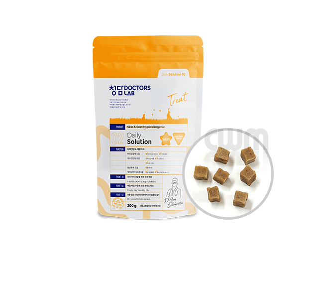 청담닥터스랩 데일리솔루션 간식 스킨&코트 02 / 200g