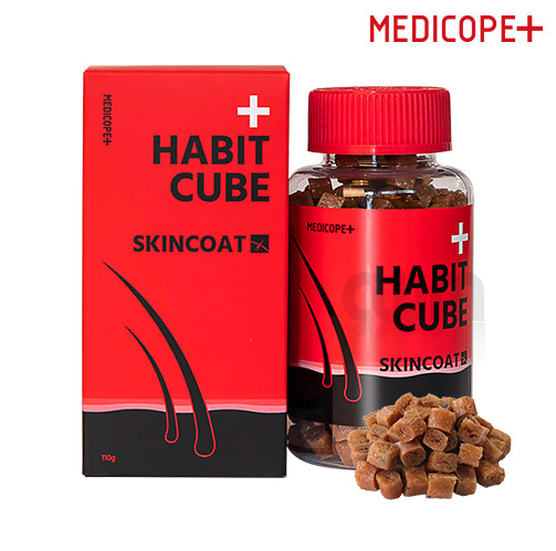 메디코펫 해빗큐브 영양제 스킨코트110g