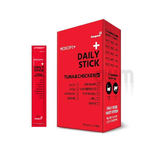 메디코펫 데일리스틱 캣 참치&닭고기 210g