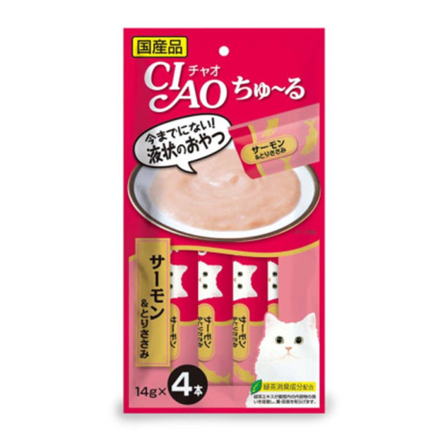 [SC-146] 이나바 CIAO 츄르 연어＆닭가슴살