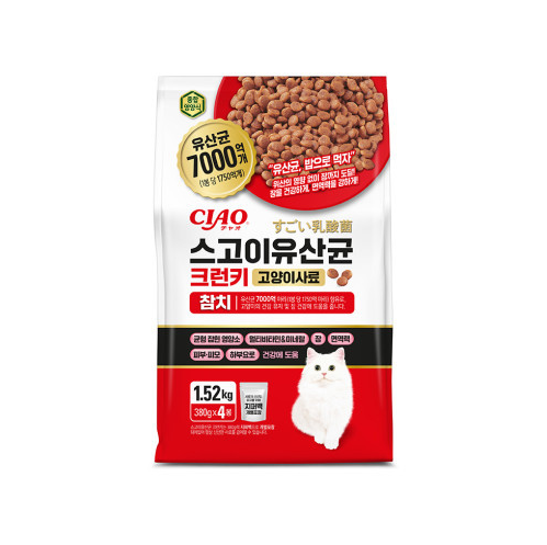 이나바 CIAO 스고이유산균 크런치 참치 1.52kg