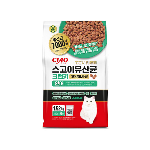 이나바 CIAO 스고이유산균 크런치 연어 1.52kg