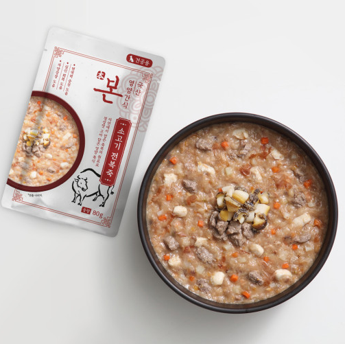 본 영양간식 소고기전복죽 80g (박스 10EA)