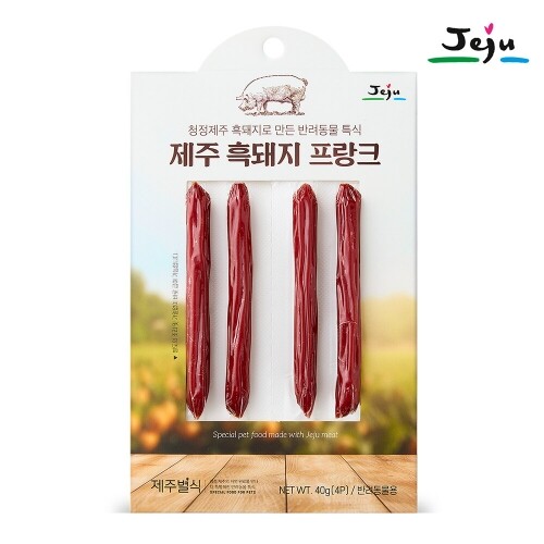 제주별식 흑돼지프랑크 4P