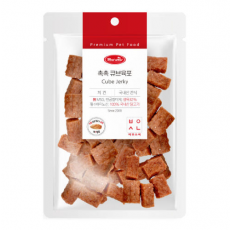 바우스낵 촉촉 큐브육포 치킨 300g