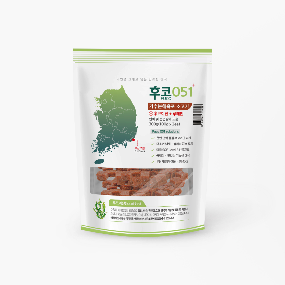 후코051 가수분해육포 소고기 300g