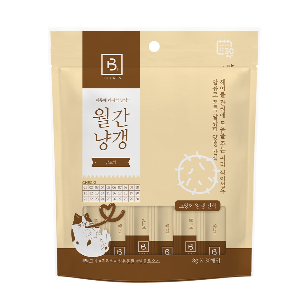 브리더랩 월간냥갱 닭고기 30개입