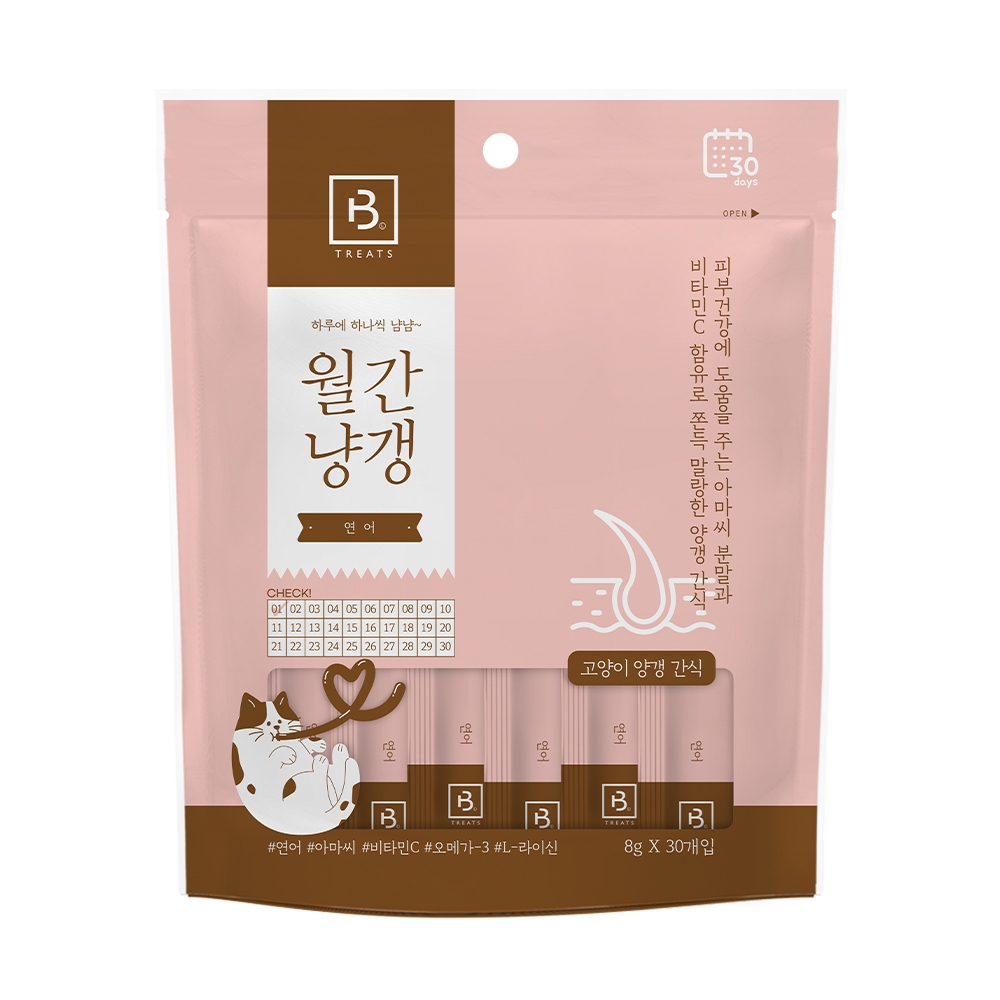 브리더랩 월간냥갱 연어 30개입