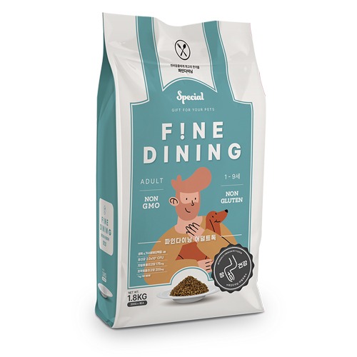 파인다이닝 어덜트독 장건강 1.8kg