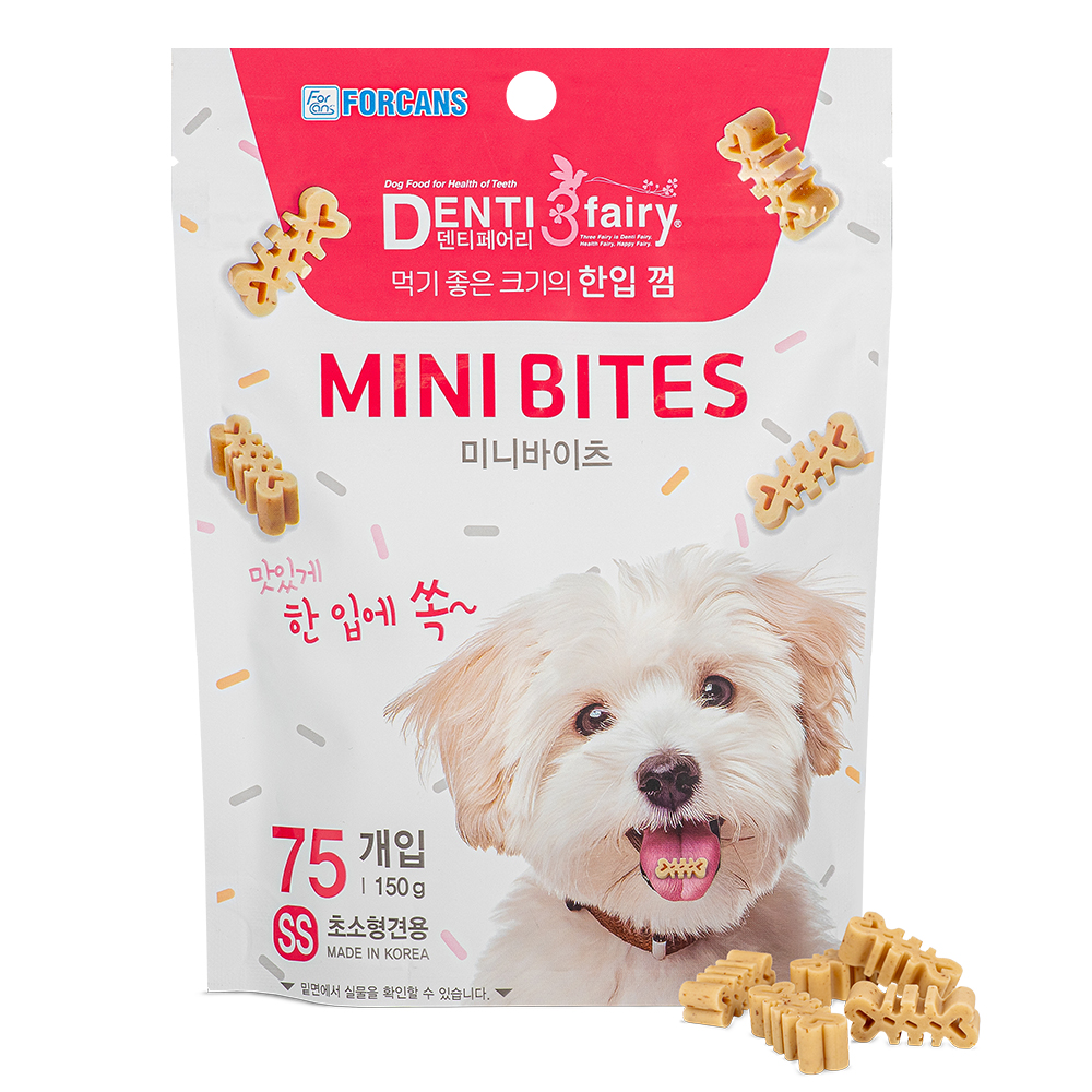 한입덴탈껌 미니바이츠 SS 75개입 150g