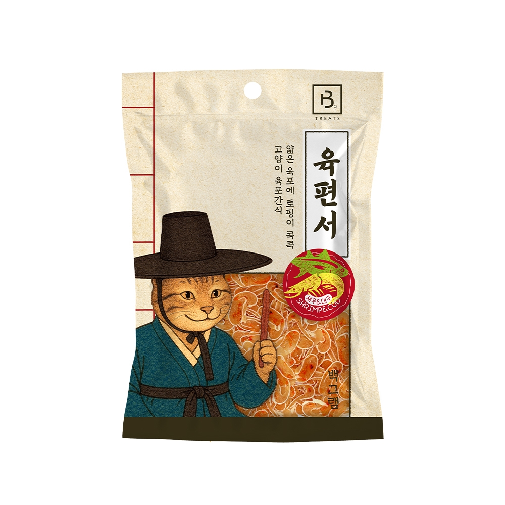 브리더랩 육편서 새우&대구 100g