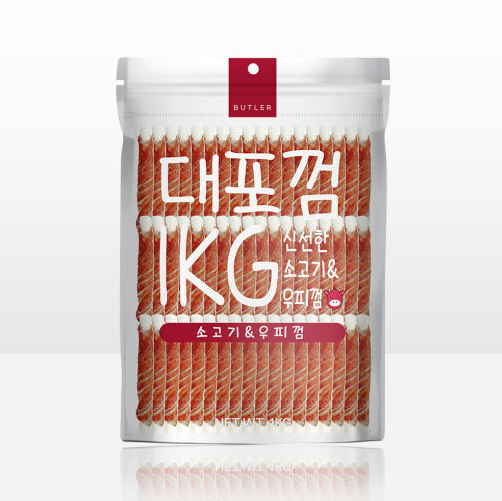 대포껌 소고기우피껌 1kg
