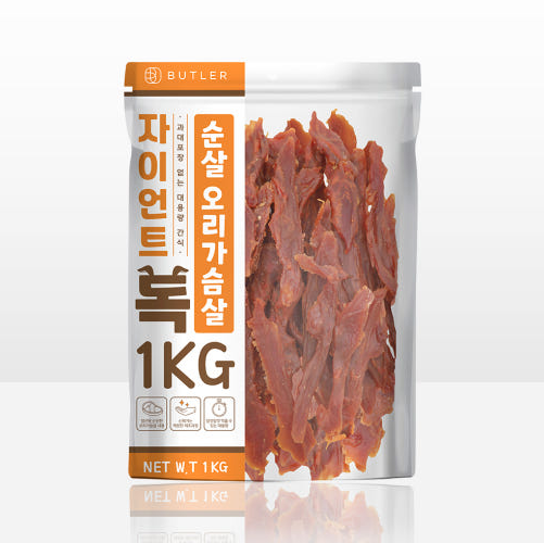 자이언트독 오리가슴살 육포 1kg