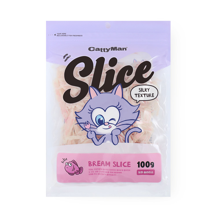 캐티맨 도미 슬라이스 100g