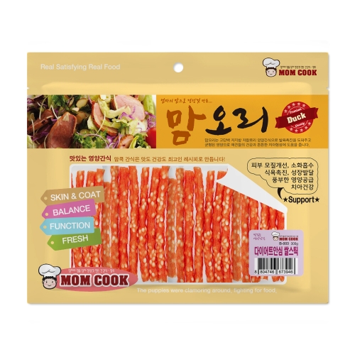 맘쿡 오리 다이어트안심 쌀스틱 300g